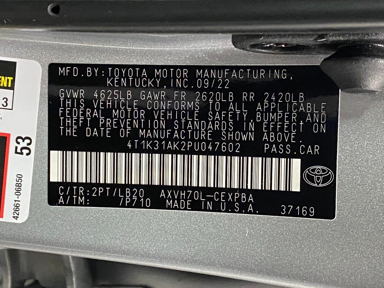 2023 Toyota Camry Hybrid XSE CVT